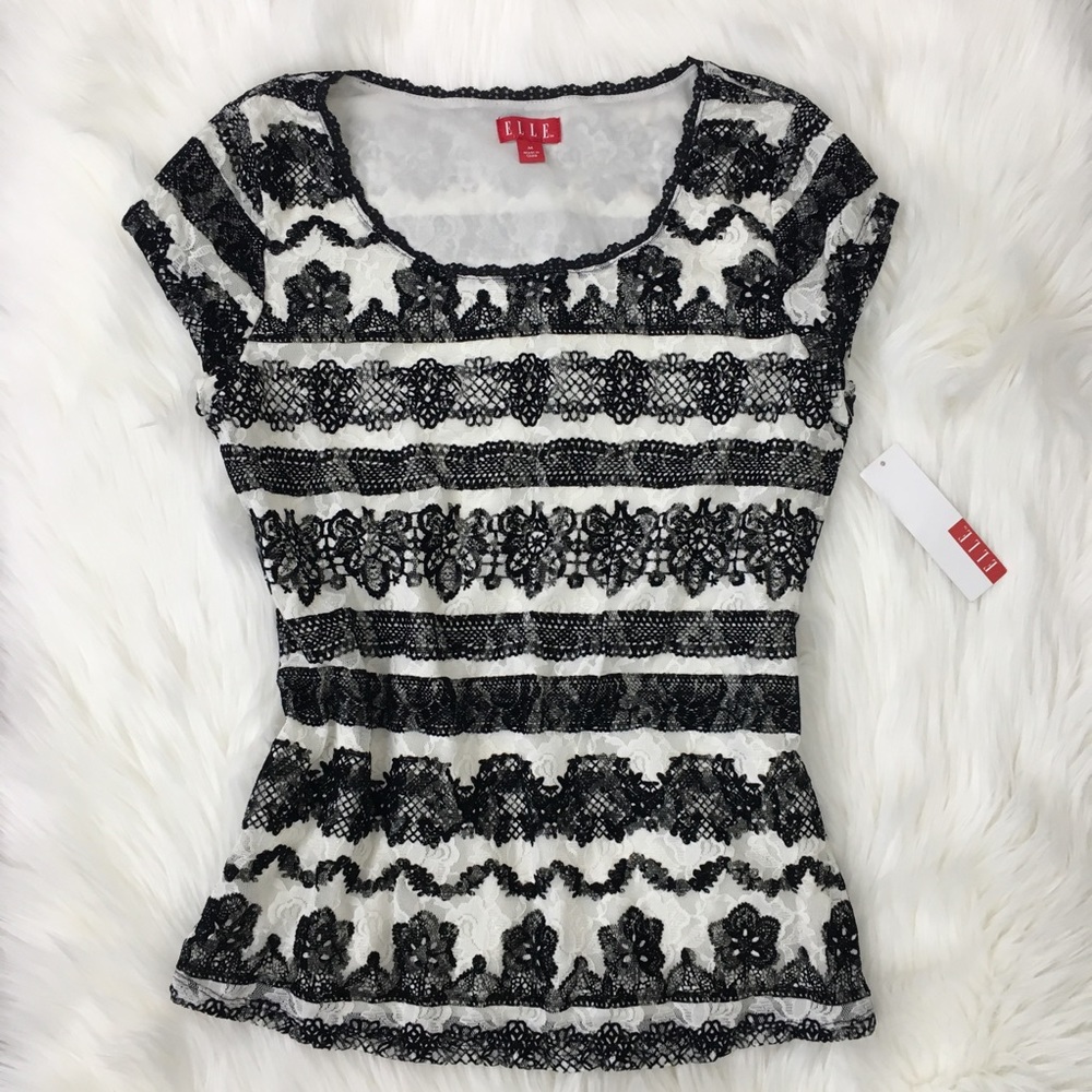 Elle Lace Top NWT!